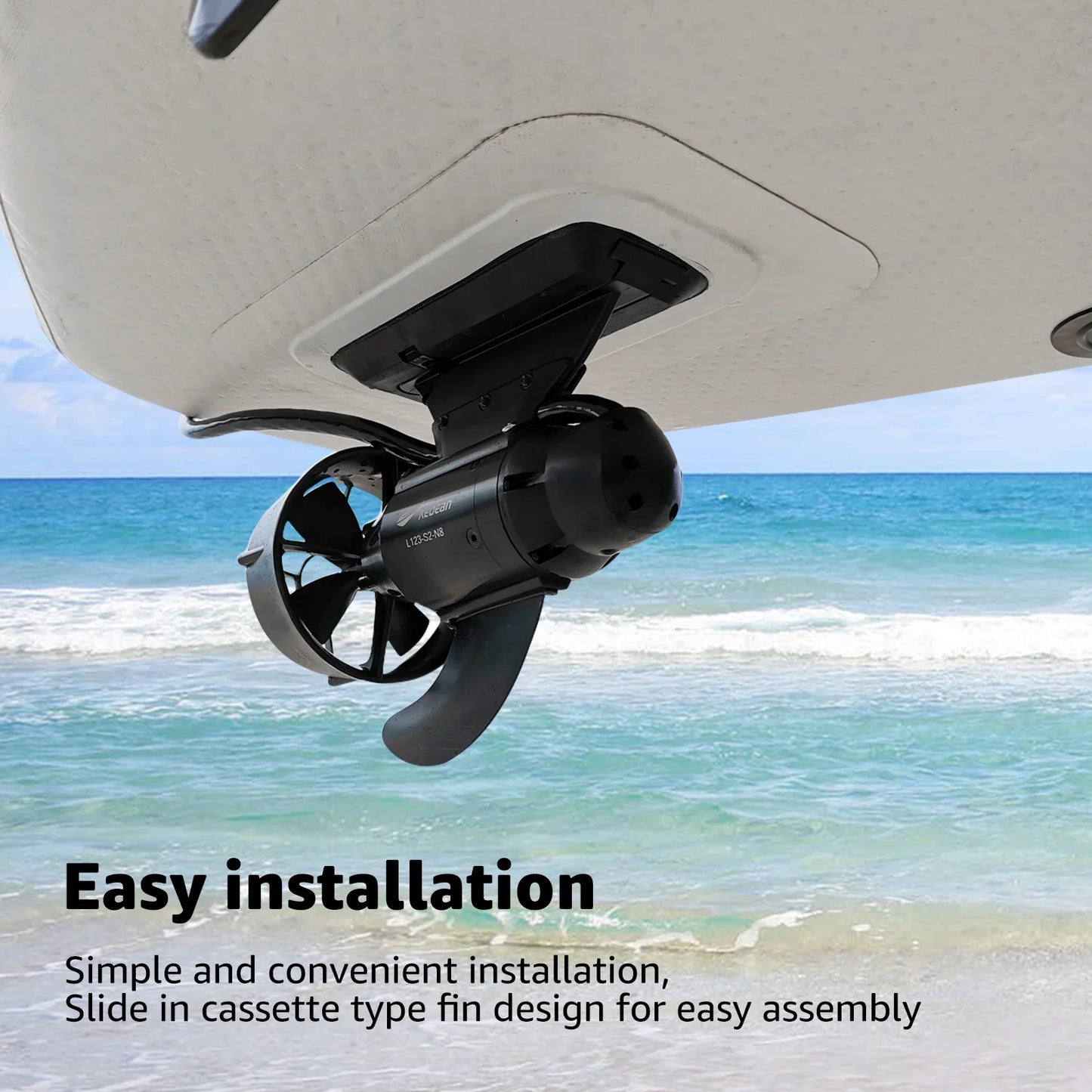 Elektrischer SUP-Motor 600W – E-Fin für Ständer-Up-Paddle – clever-campen Ansicht 2