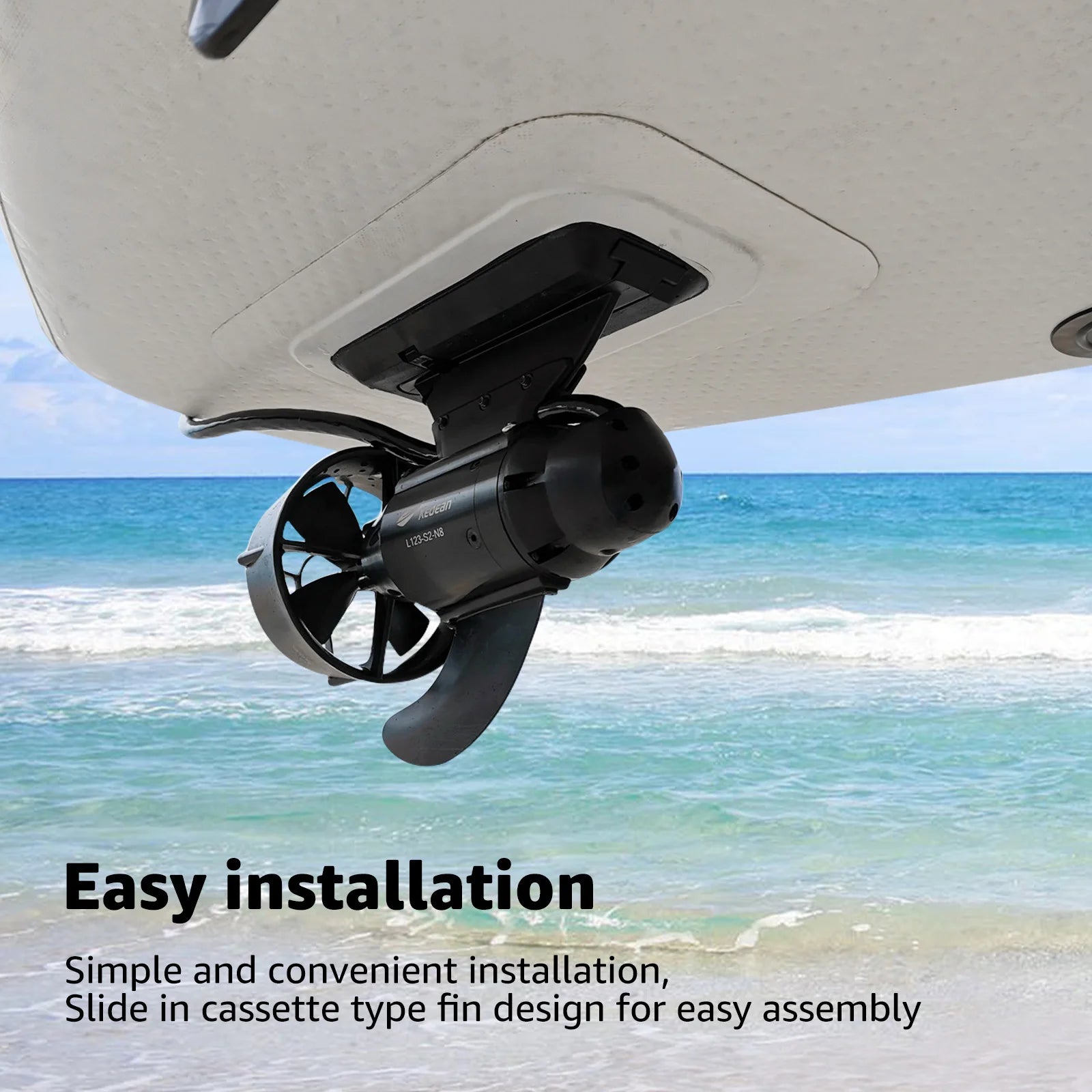 Elektrischer SUP-Motor 600W – E-Fin für Ständer-Up-Paddle – clever-campen Ansicht 2