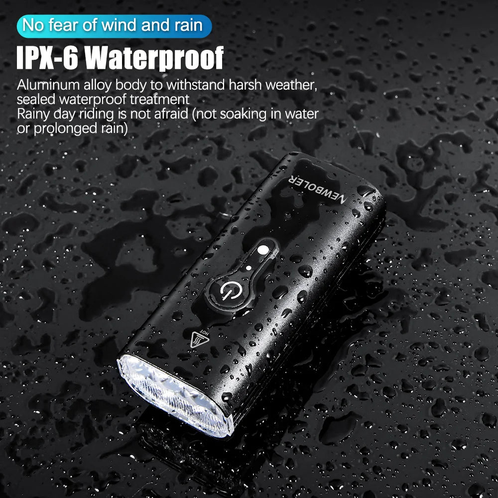10000mAh Smart Fahrradlicht 10000LM wasserdicht USB – clever-campen Ansicht 6