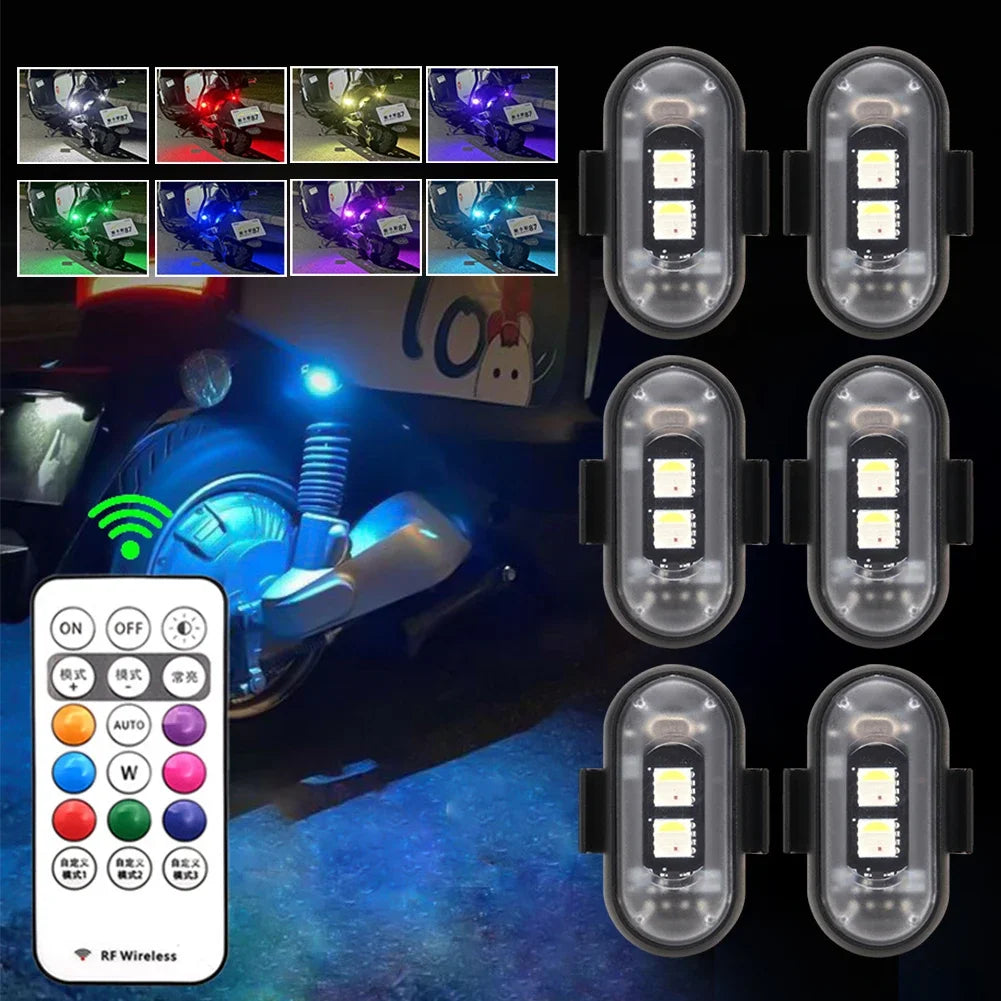 RGB LED Stroboskoplichter für Scooter und Fahrräder – clever-campen Ansicht 5