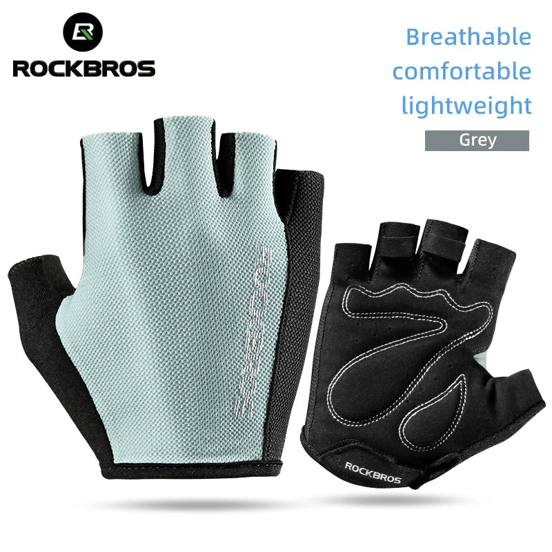 ROCKBROS Fahrradhandschuhe Halbfinger Atmungsaktiv – clever-campen Ansicht 6