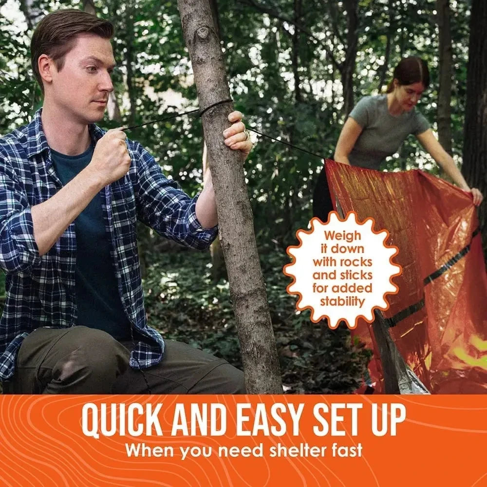 2-Personen Notunterkunft Bivy Zelt Kit wasserdicht – clever-campen Ansicht 4