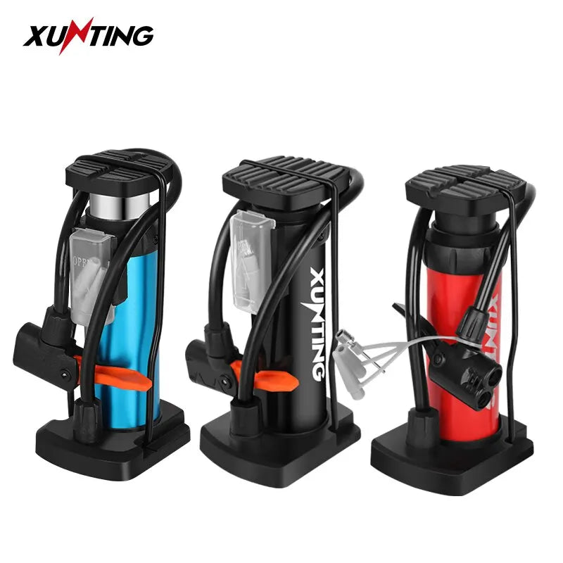 Xunting 140PSI Hochdruck Fahrradpumpe mit Fusshebel – clever-campen Ansicht 4