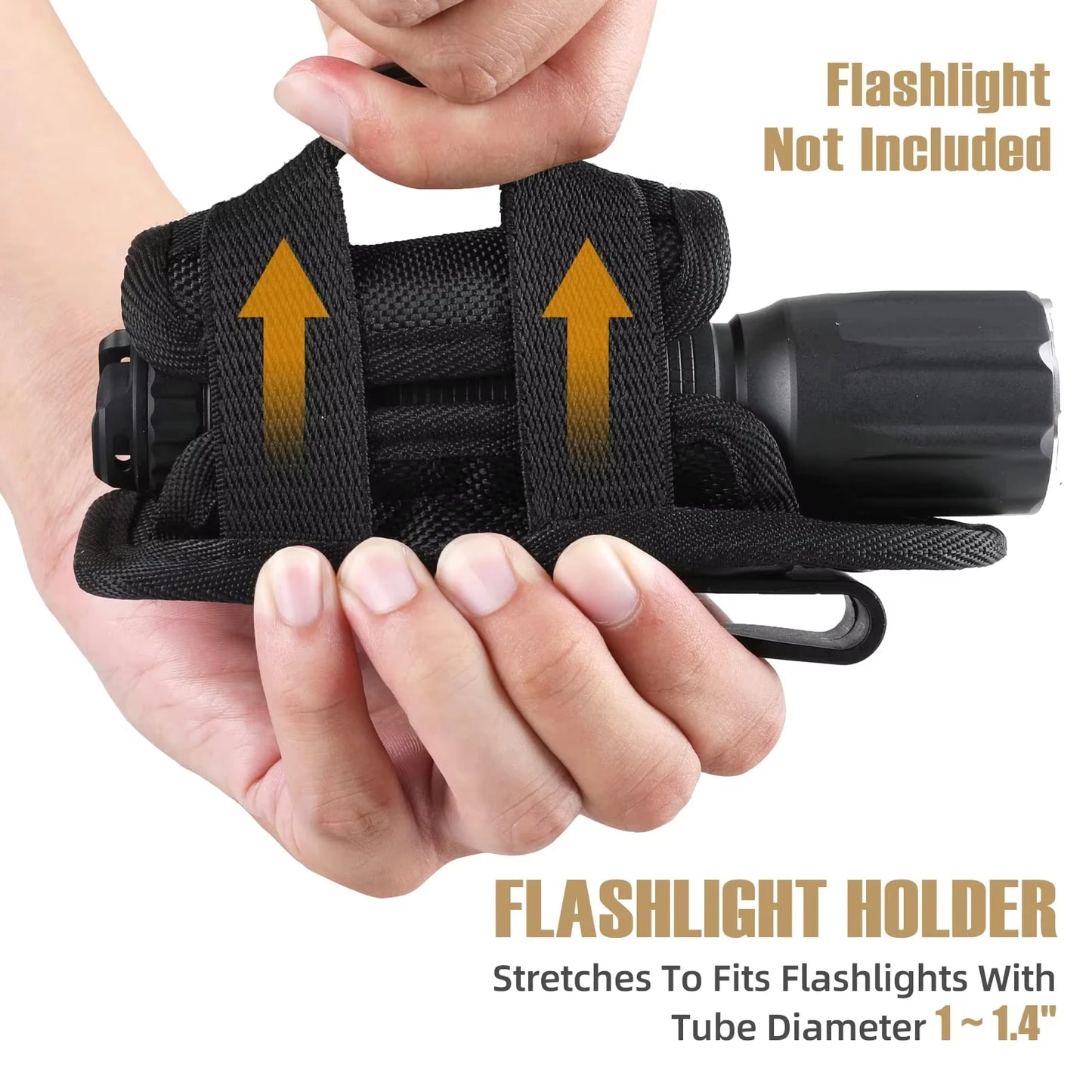 Taktische Taschenlampe Halterung für Outdoor-Aktivitäten – clever-campen Ansicht 4
