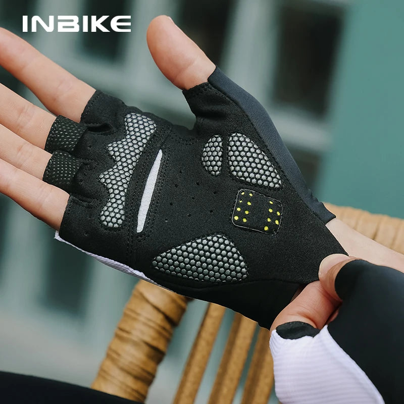 INBIKE Halbfinger MTB Fahrradhandschuhe für Herren – clever-campen Ansicht 2