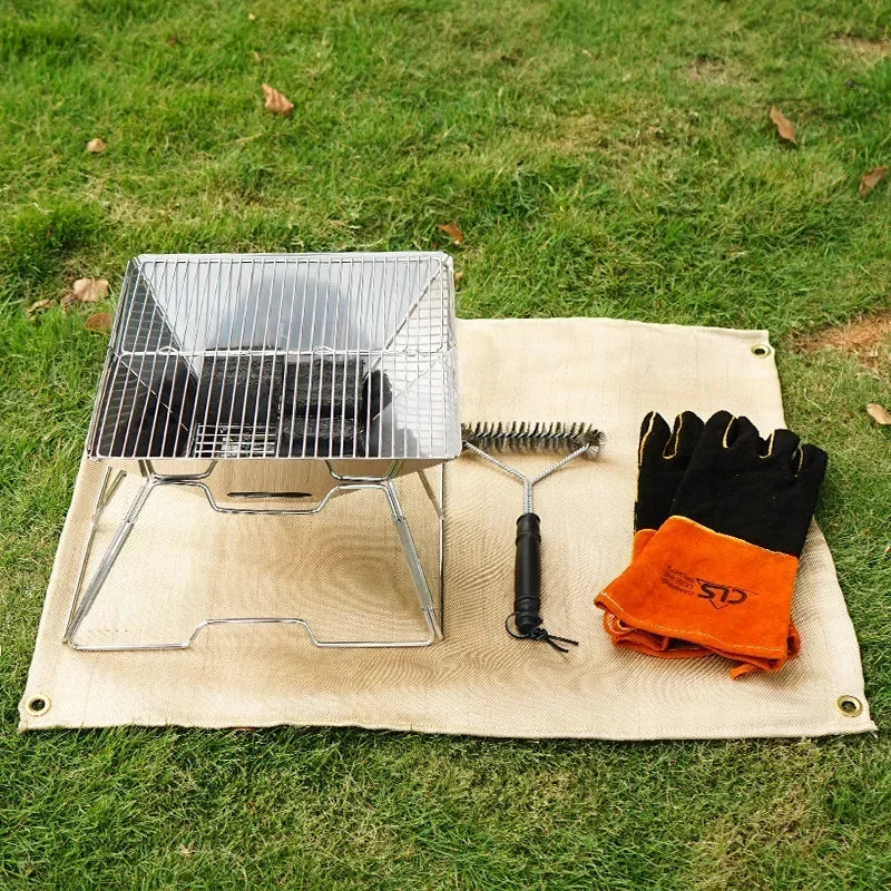 Feuerfeste Picknickmatte für Camping und Grillen – clever-campen Ansicht 5