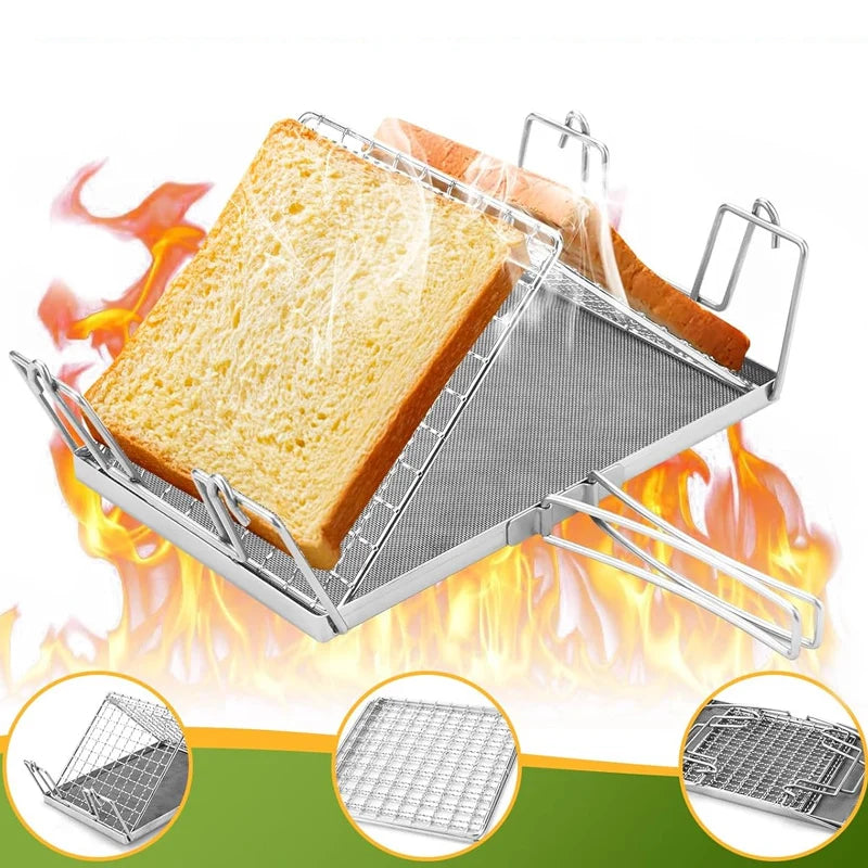Faltbares Toaster-Rack aus Edelstahl für Camping – clever-campen Ansicht 4