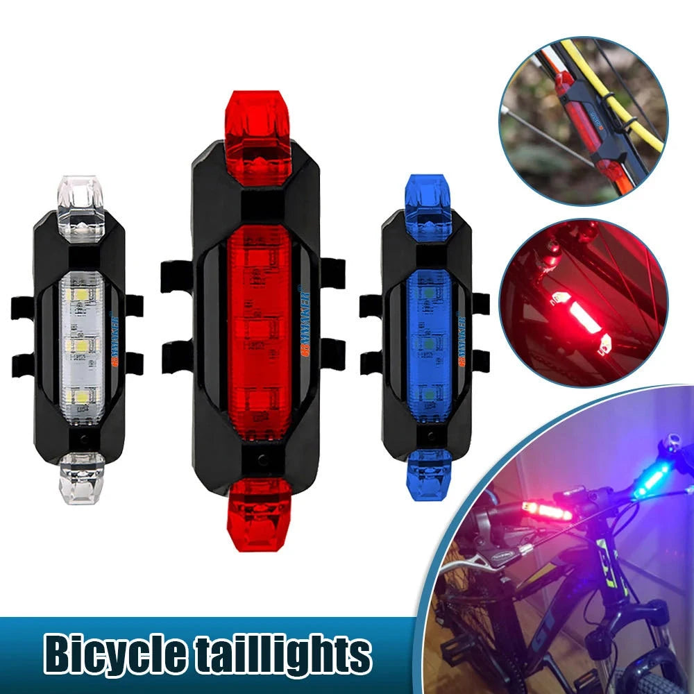 USB Velo Rücklicht Wasserdicht – Mountainbike & Rennvelo – clever-campen Ansicht 2