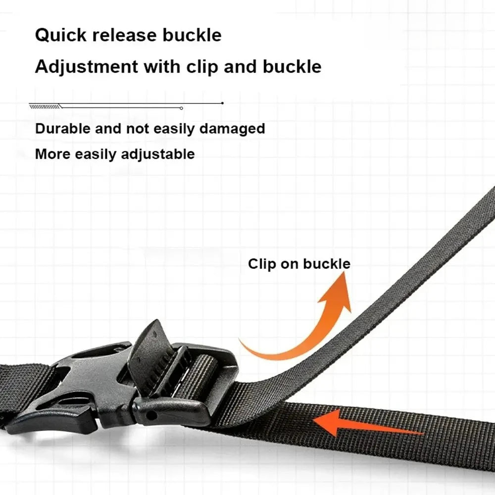 Verstellbare Gepäckgurte 18.5-49.5cm für Rucksäcke – clever-campen Ansicht 5