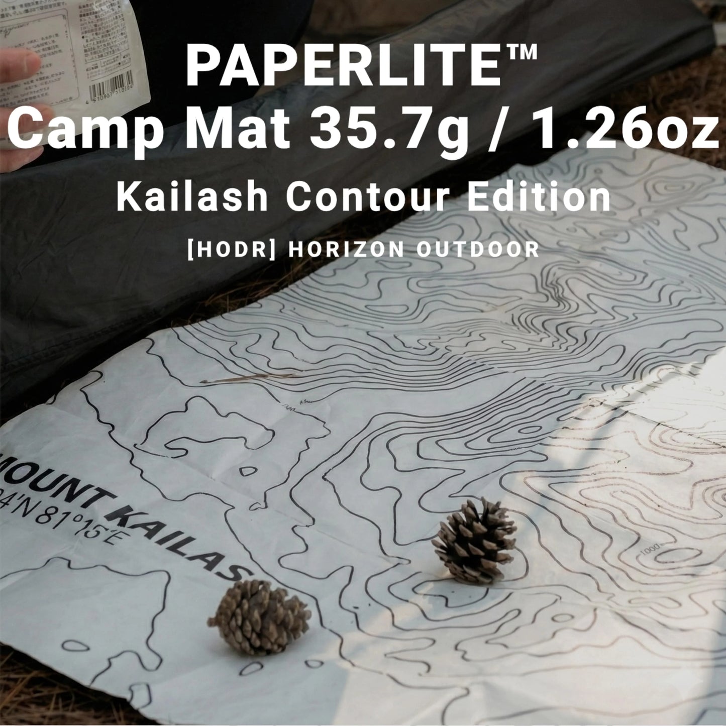 Ultraleichte Campingmatte 90x60 cm für Zelte – clever-campen Ansicht 2