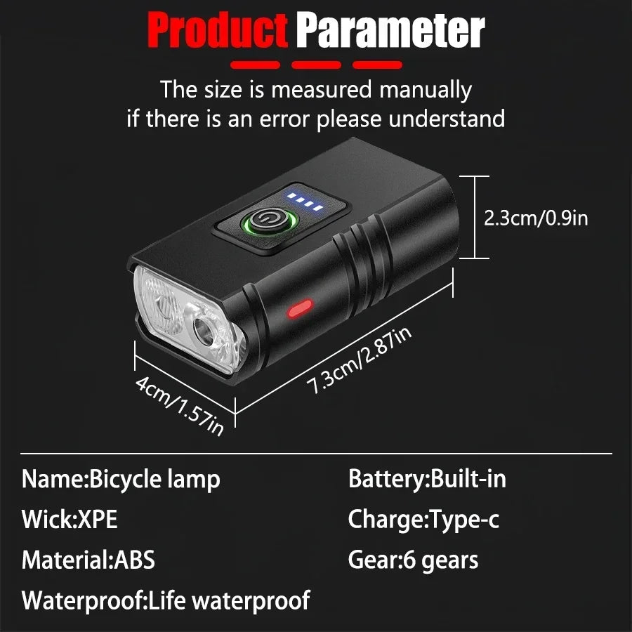 T6 LED Fahrradlicht USB Wiederaufladbar 1000LM – clever-campen Ansicht 6