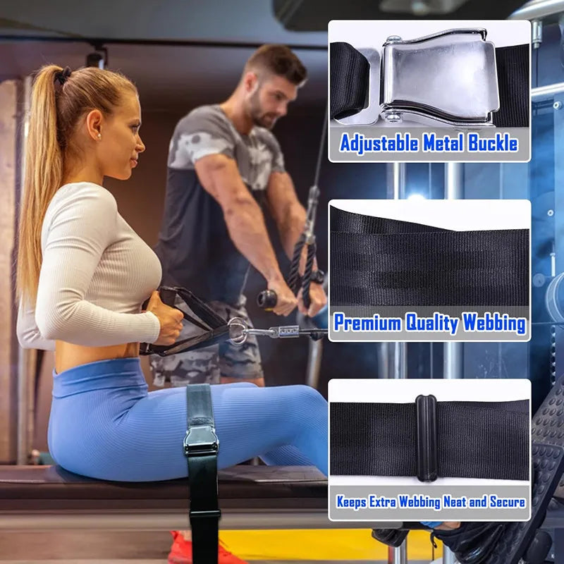 Nordic Hamstring Curl Gurt mit Schnellverschluss für Fitness – clever-campen Ansicht 3