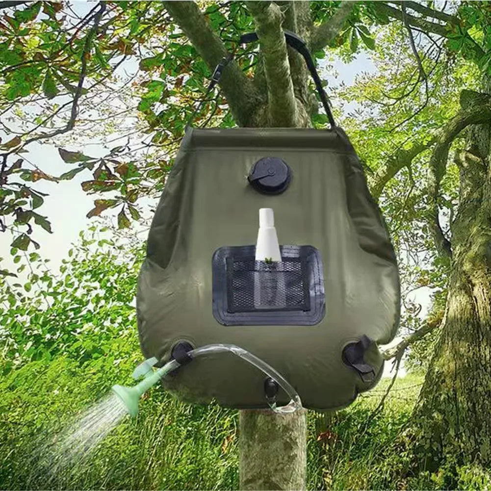 20L Solar Duschbeutel für Camping – Tragbar & Faltbar – clever-campen Ansicht 4