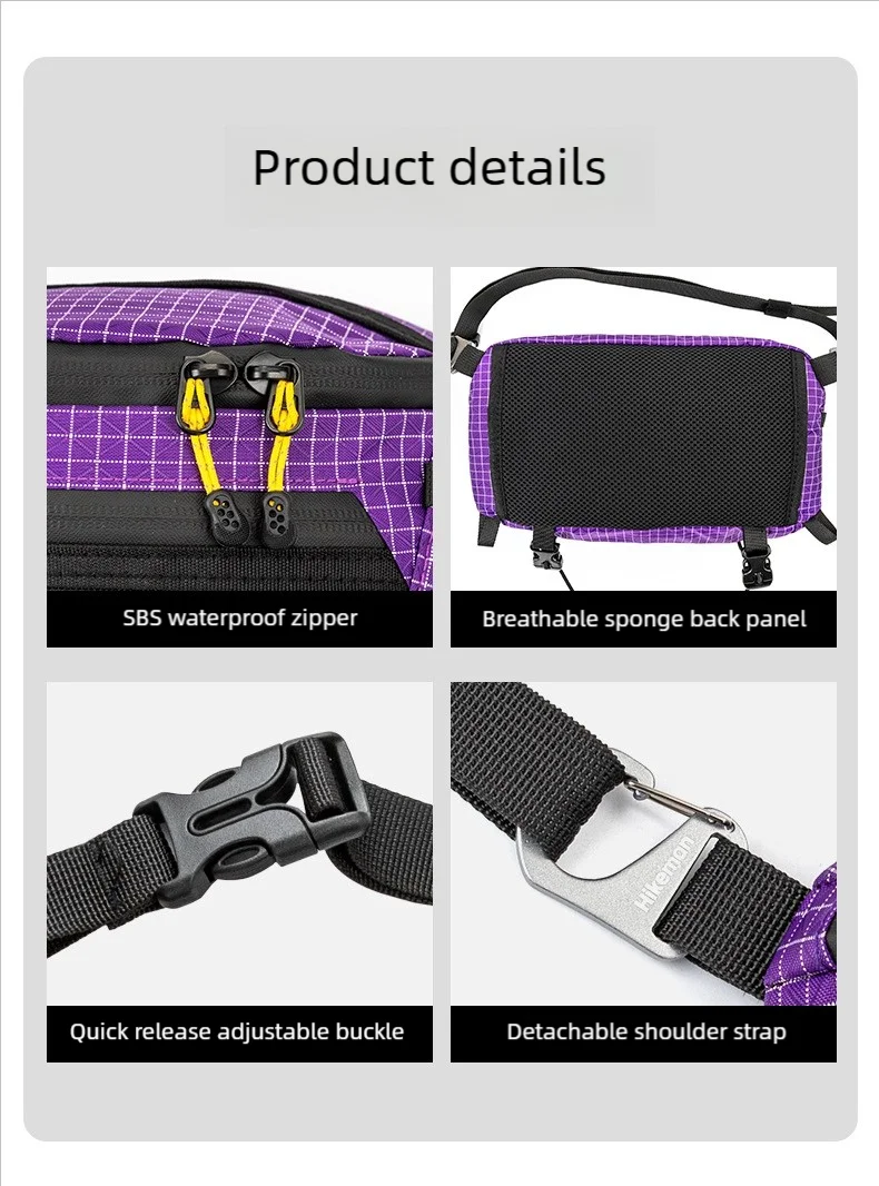 HIKEMAN Wasserdichte Tactical Hüfttasche für Wanderungen – clever-campen Ansicht 6