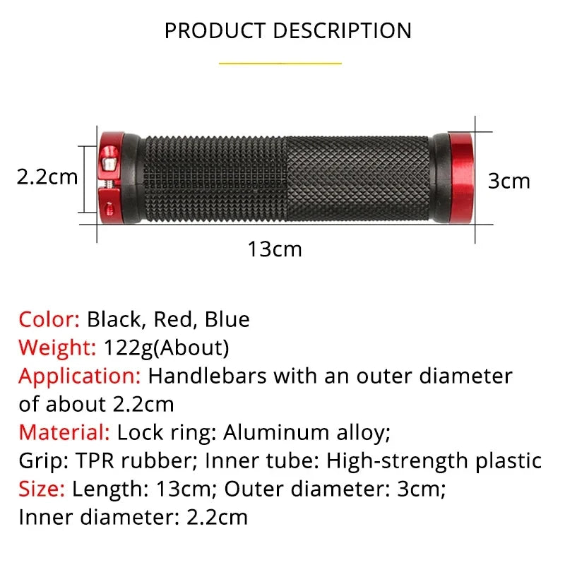 Rutschfeste Fahrradgriffe mit Aluminium-Lock – clever-campen Ansicht 5