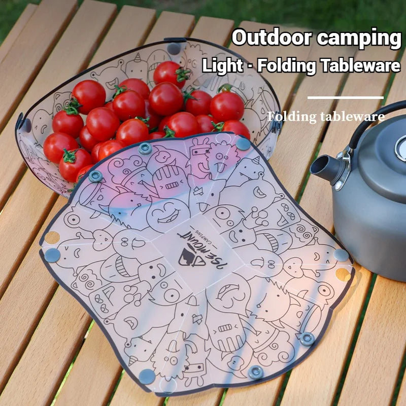 Faltbare Camping-Schüssel aus hitzebeständigem Material – clever-campen Ansicht 2