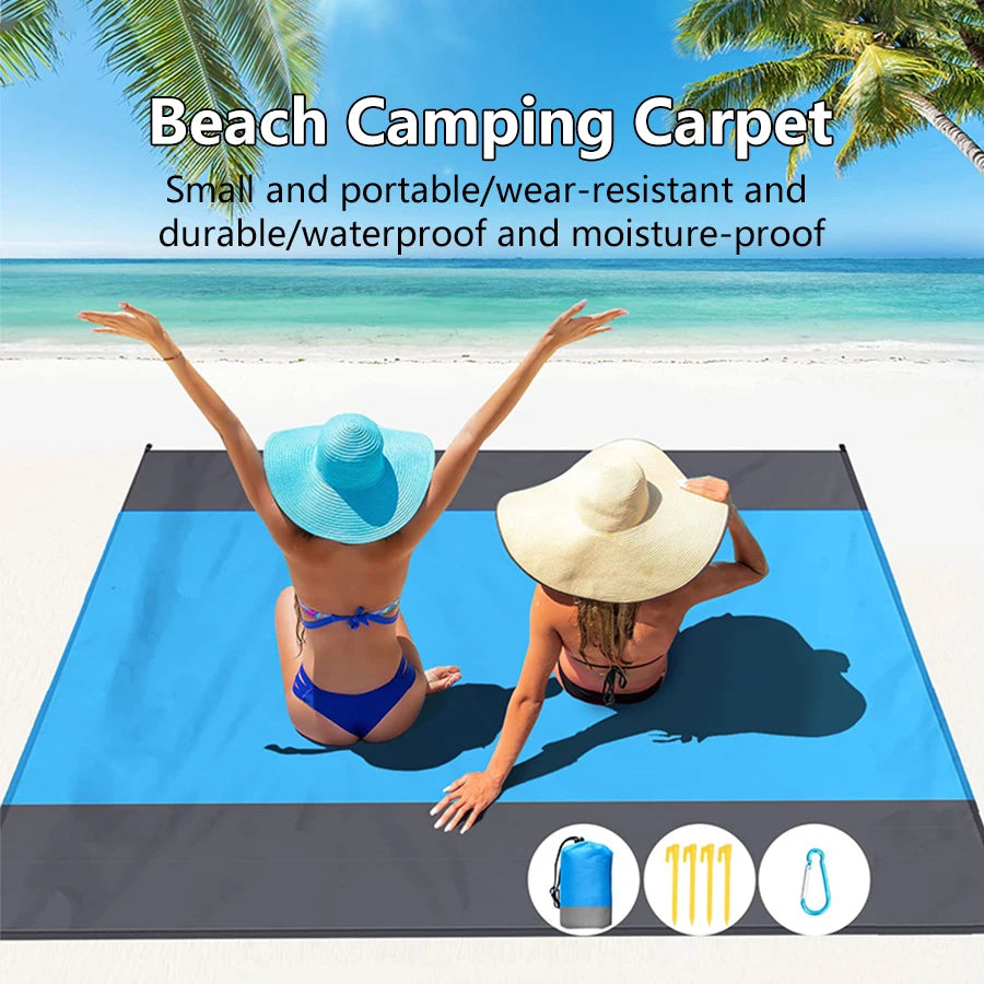 Wasserdichte Strandmatte 200x210cm für Camping und Picknick – clever-campen Ansicht 2