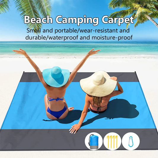 Wasserdichte Strandmatte 200x210cm für Camping und Picknick – clever-campen Ansicht 2