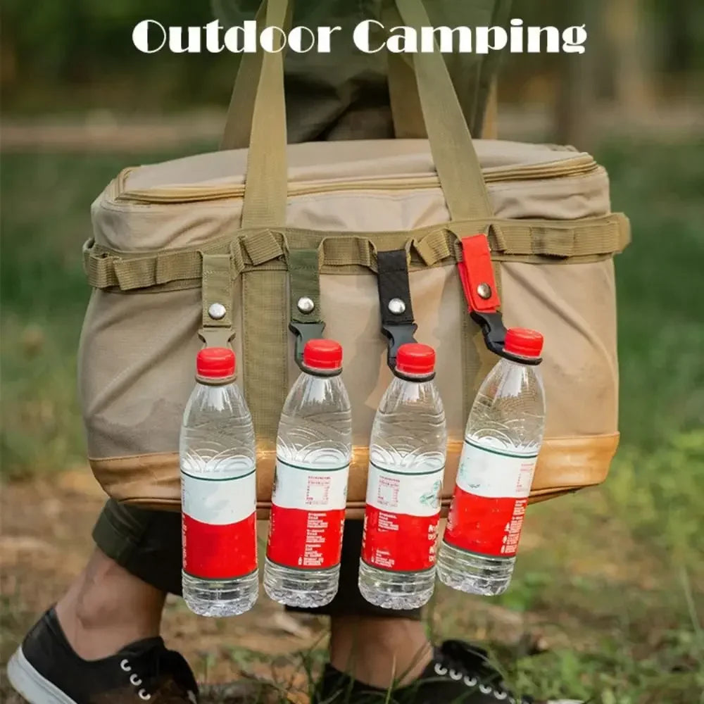 6er Set Trinkflaschen Halter Clips für Outdoor & Camping – clever-campen Ansicht 3