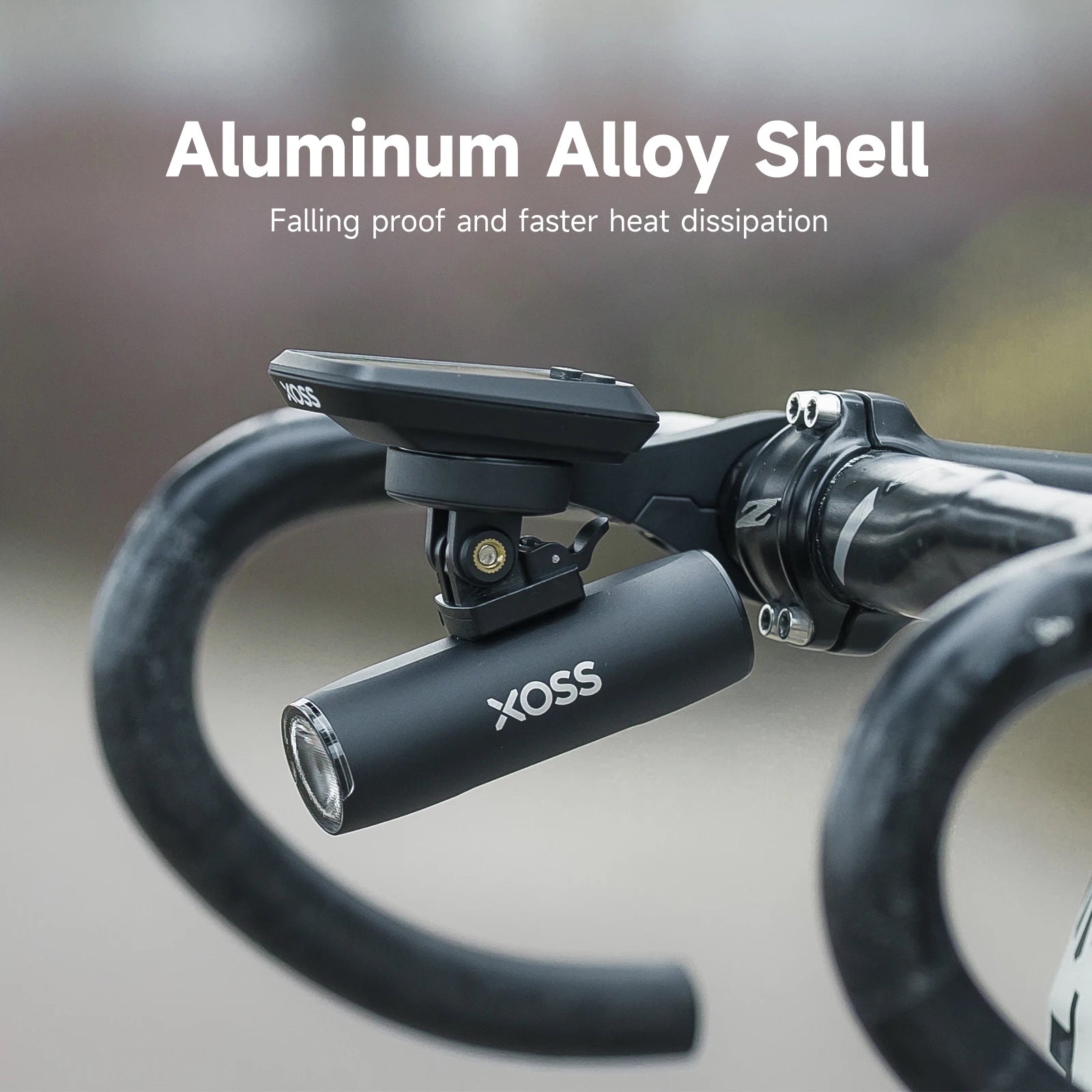 XOSS XL400 Fahrradlicht 400 Lumen USB Wiederaufladbar – clever-campen Ansicht 4