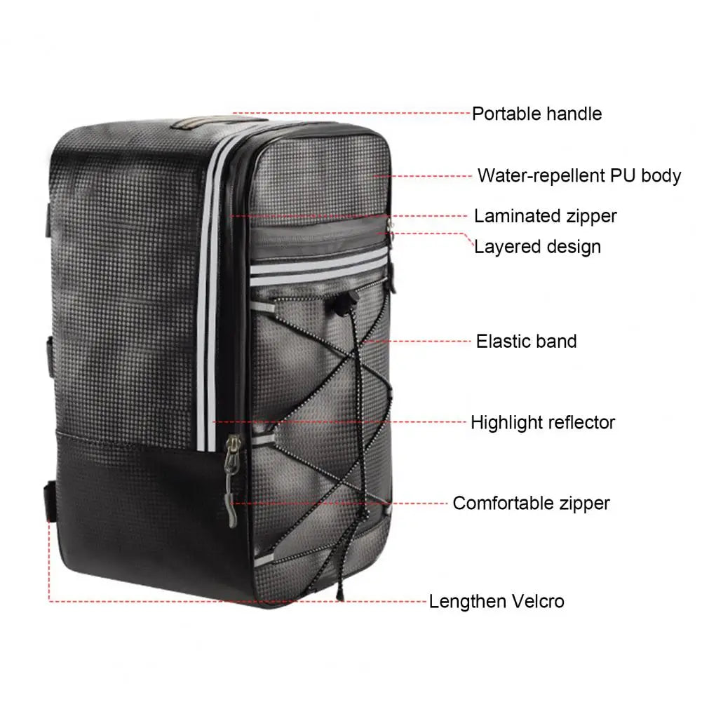 Wasserdichte Fahrradtasche für Gepäckträger – clever-campen Ansicht 5