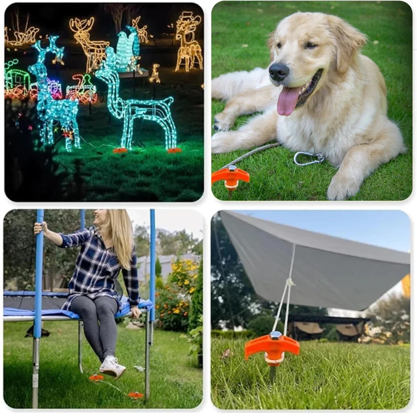 8-Zoll Schraub-Zeltpflock – Robuster Anker für Camping – clever-campen Ansicht 4