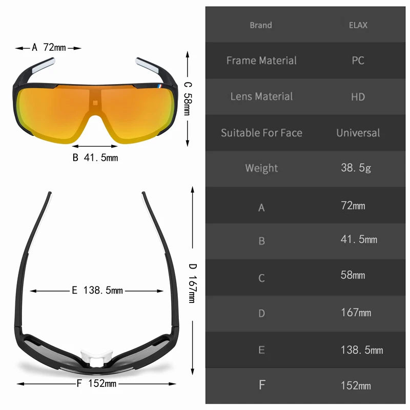 ELAX Polarisierte und photochrome Wander-Sonnenbrillen – clever-campen Ansicht 3