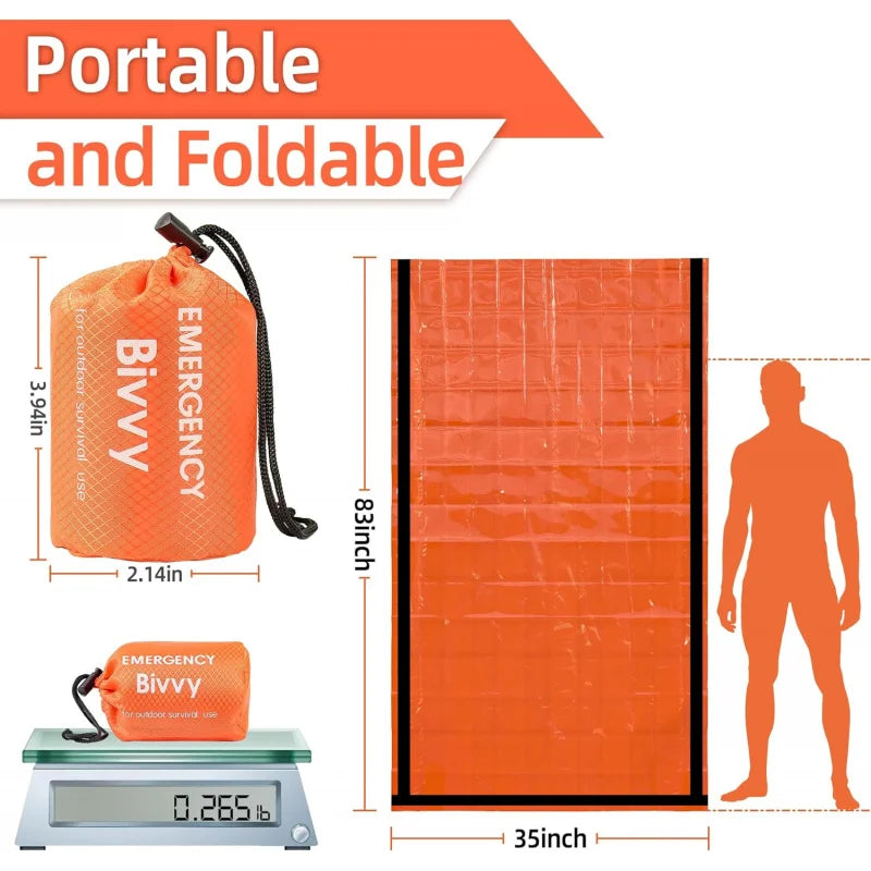 Notfall Schlafsack Mylar Bivy Sack für Camping – clever-campen Ansicht 5