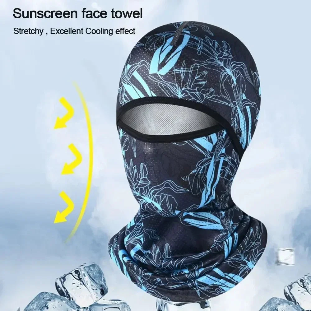 Sommer Cool Balaclava aus Eis-Seide für Radfahren – clever-campen Ansicht 4