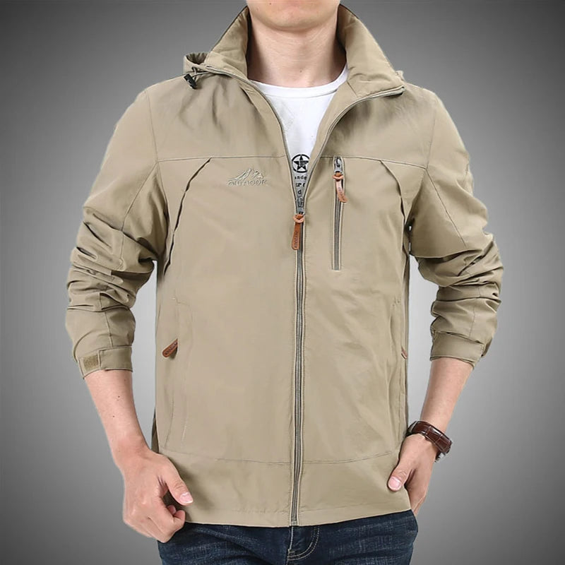 Wasserdichte Windbreaker Jacke für Angler und Outdoor – clever-campen Ansicht 5