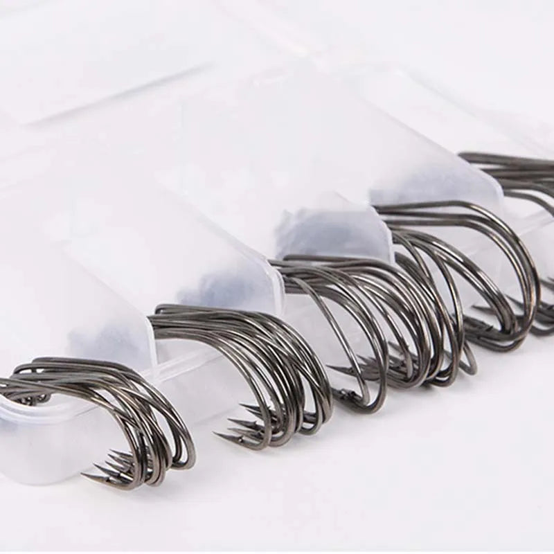 Angeln Haken Set 50 Stück Hochcarbonstahl – clever-campen Ansicht 4