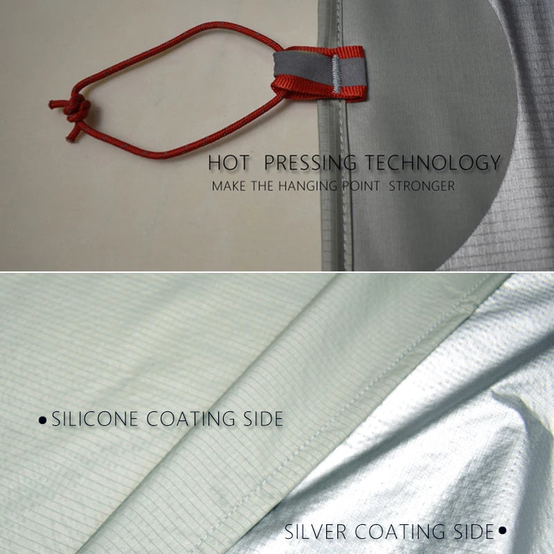 Aricxi Ultralight Tarp Mini Sonnenschutz Campingmatte 15D – clever-campen Ansicht 6