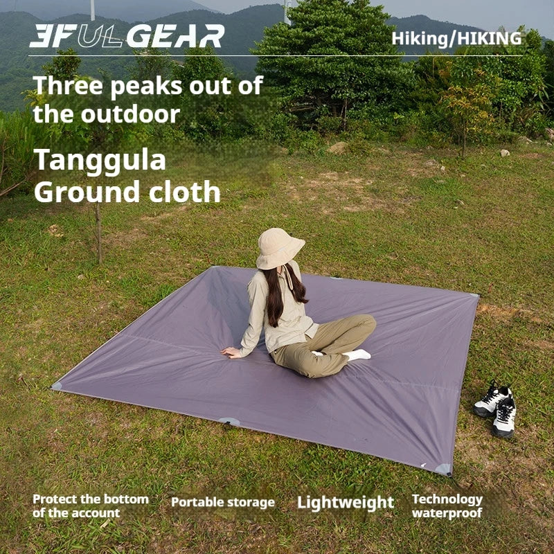 Wasserdichte Zeltunterlage aus 15D Nylon für Camping – clever-campen Ansicht 3