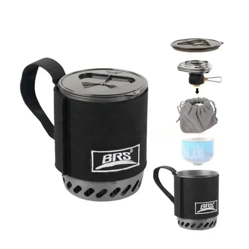 BRS 61 Jet Boil Camping Kochtopf mit Wärmetauscher – clever-campen Ansicht 6