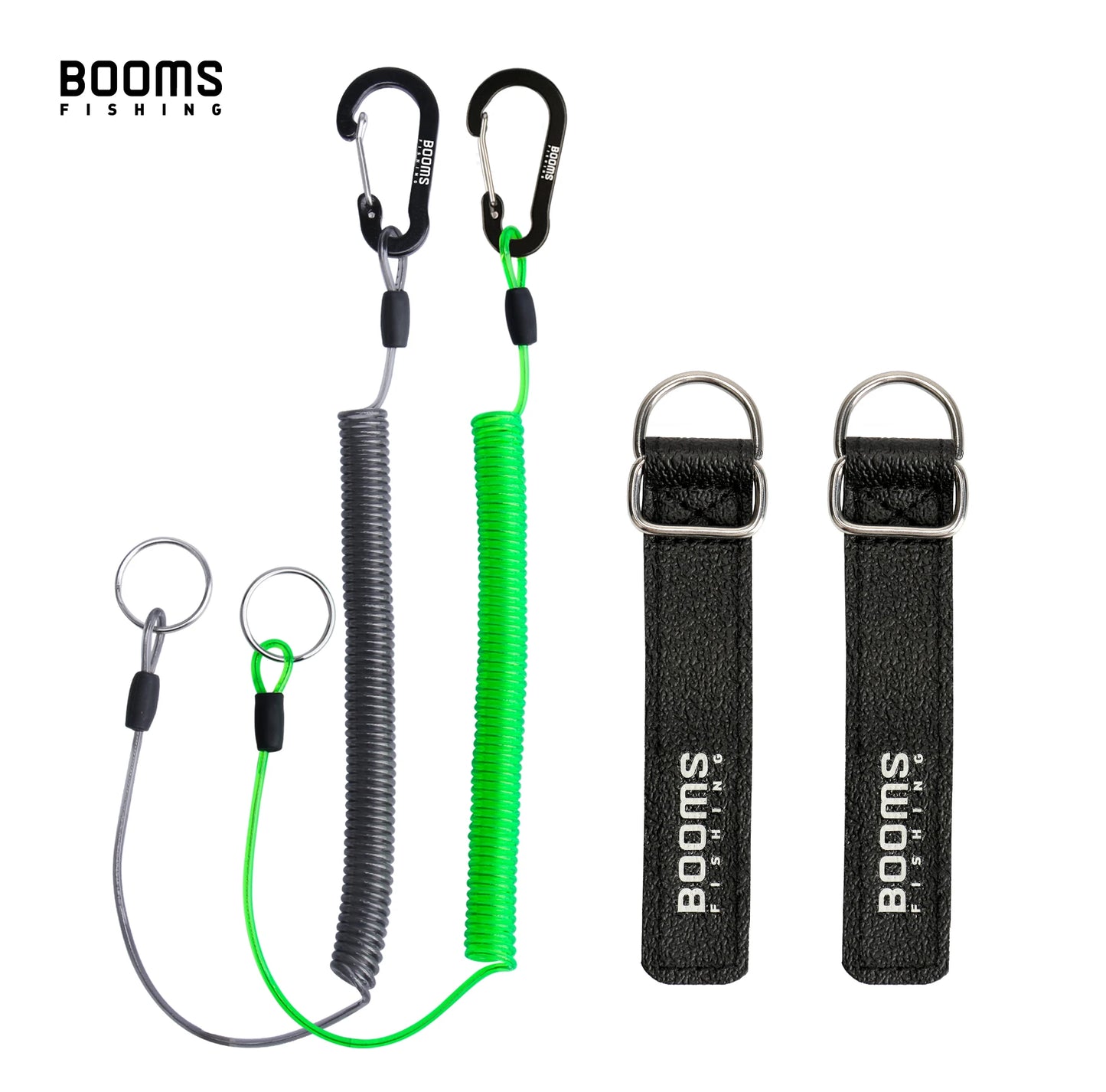 Coiled Lanyard mit Karabiner für Angelruten und Netze – clever-campen Ansicht 6