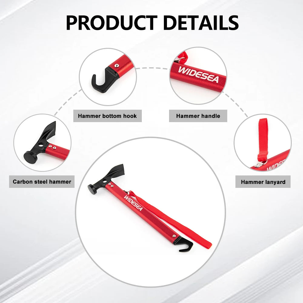 Widesea Aluminium Camping Hammer – Stark und Tragbar – clever-campen Ansicht 5
