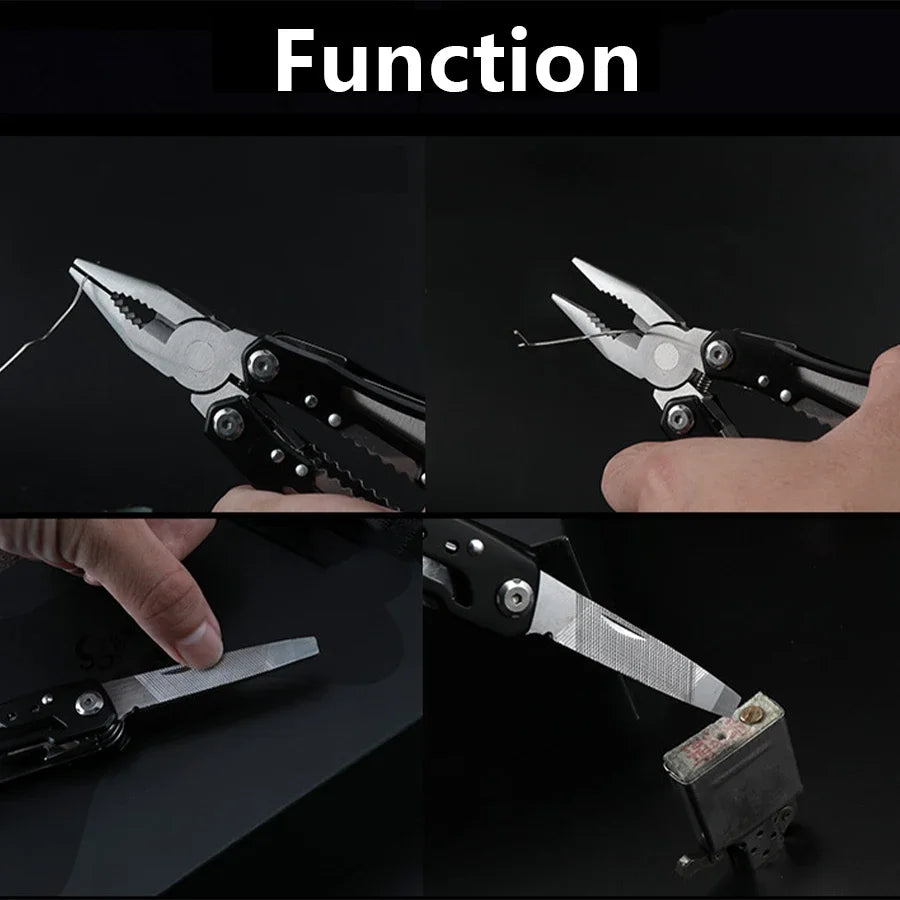 Camping Multitool Edelstahl Klappmesser mit Zangenfunktion – clever-campen Ansicht 5