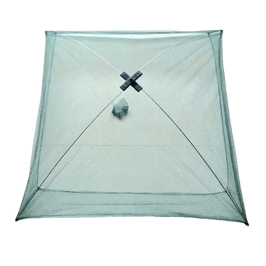 Faltbares Angelnetz mit Sonnenschirm für Krabbenfischen – clever-campen Ansicht 2