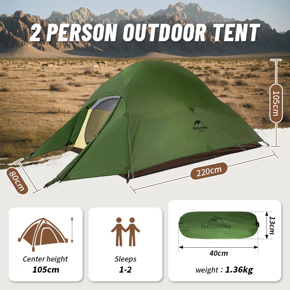 Ultralichtes 3-Personen-Zelt – clever-campen Ansicht 4