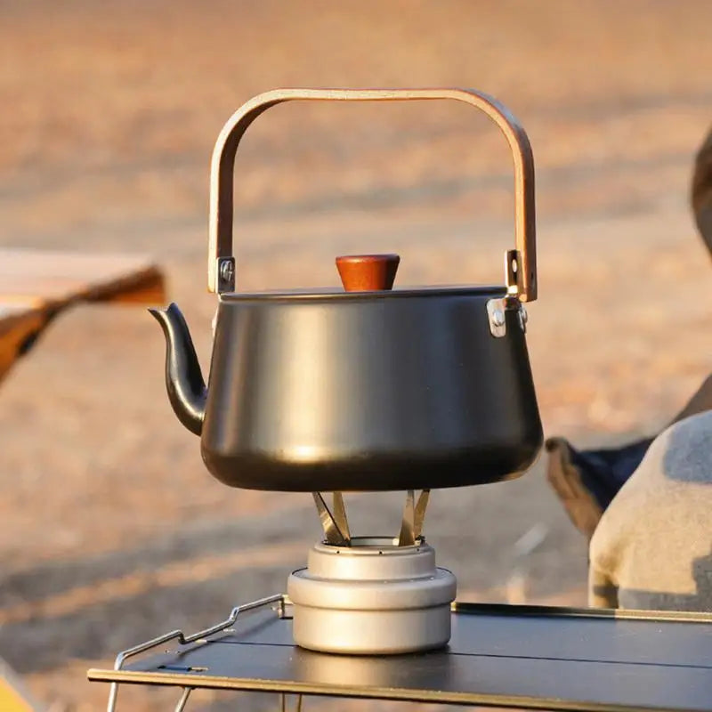Tragbarer Alkoholkocher mit abnehmbarem Kesselhalter – clever-campen Ansicht 3