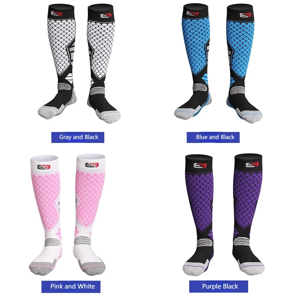 Wärmende Ski-Socken mit Anti-Rutsch und Kompression – clever-campen Ansicht 6