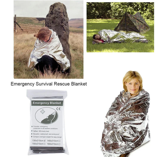 Notfalldecke Winddicht Wasserdicht Thermisch für Outdoor – clever-campen Ansicht 2