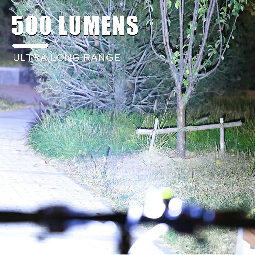 Bicycle Horn Beleuchtung 1800mAh LED mit 360° Drehung – clever-campen Ansicht 5