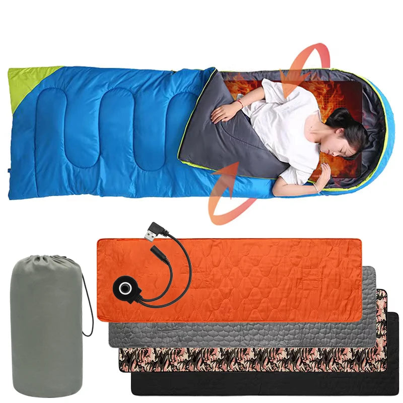Beheizbare USB-Isomatte für Schlafsäcke Outdoor Camping – clever-campen Ansicht 4