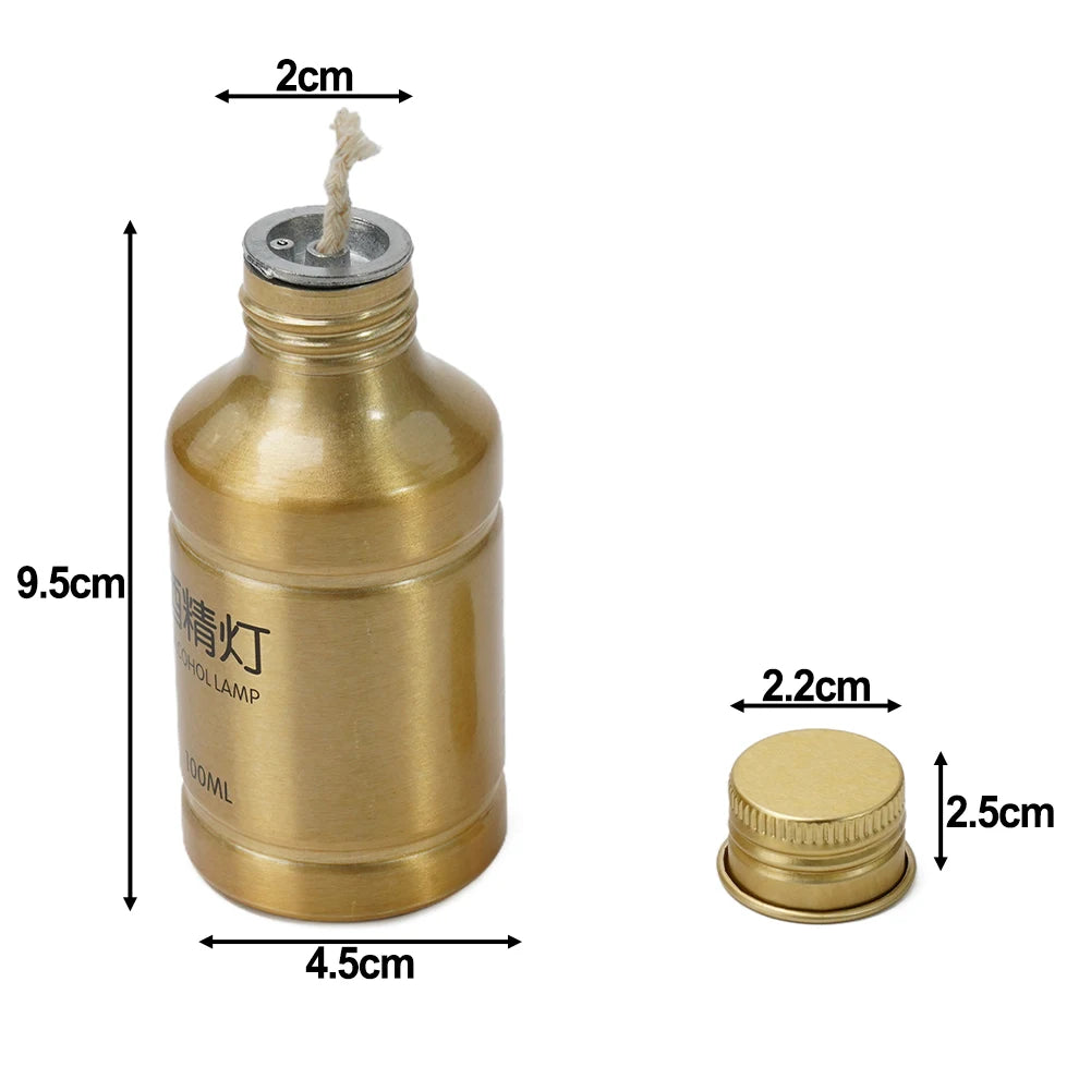 100ML Alkohol Lampe aus Aluminium für Outdoor Survival – clever-campen Ansicht 5