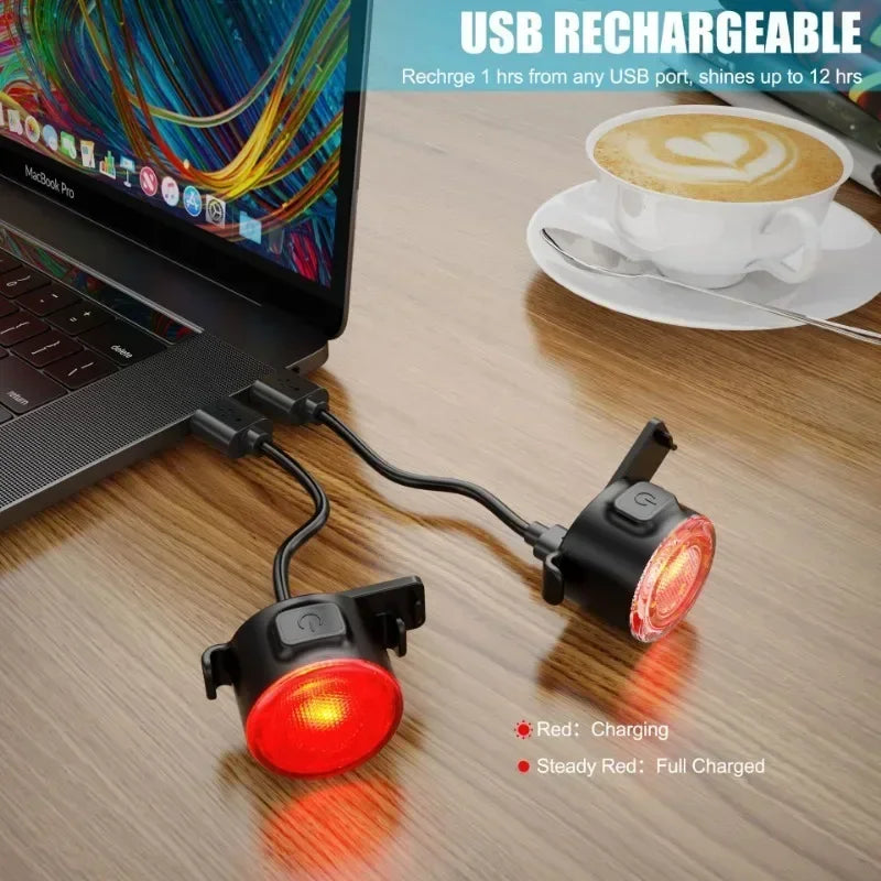 Wasserdichte Fahrrad-Rücklichter LED Set für MTB – clever-campen Ansicht 5