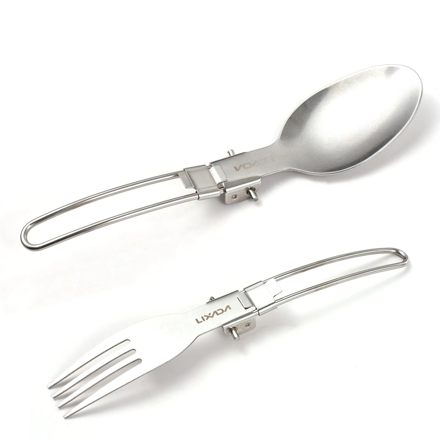 Titanium Spork Set mit langem Griff für Camping – faltbar – clever-campen Ansicht 3
