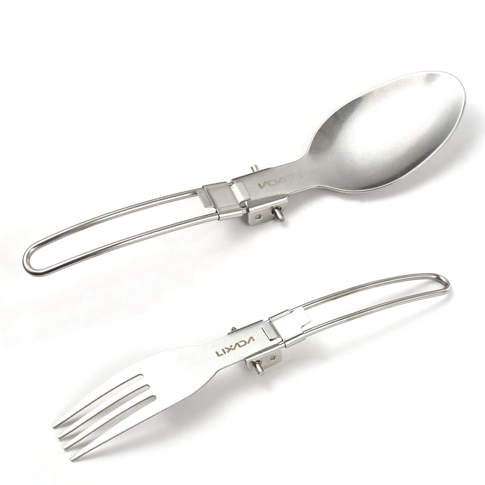 Titanium Spork Set mit langem Griff für Camping – faltbar – clever-campen Ansicht 3