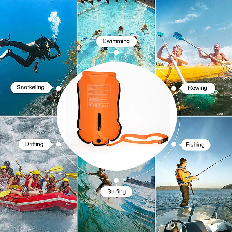 20L Schwimmboje mit Doppel-Luftkammer für Wassersport – clever-campen Ansicht 6