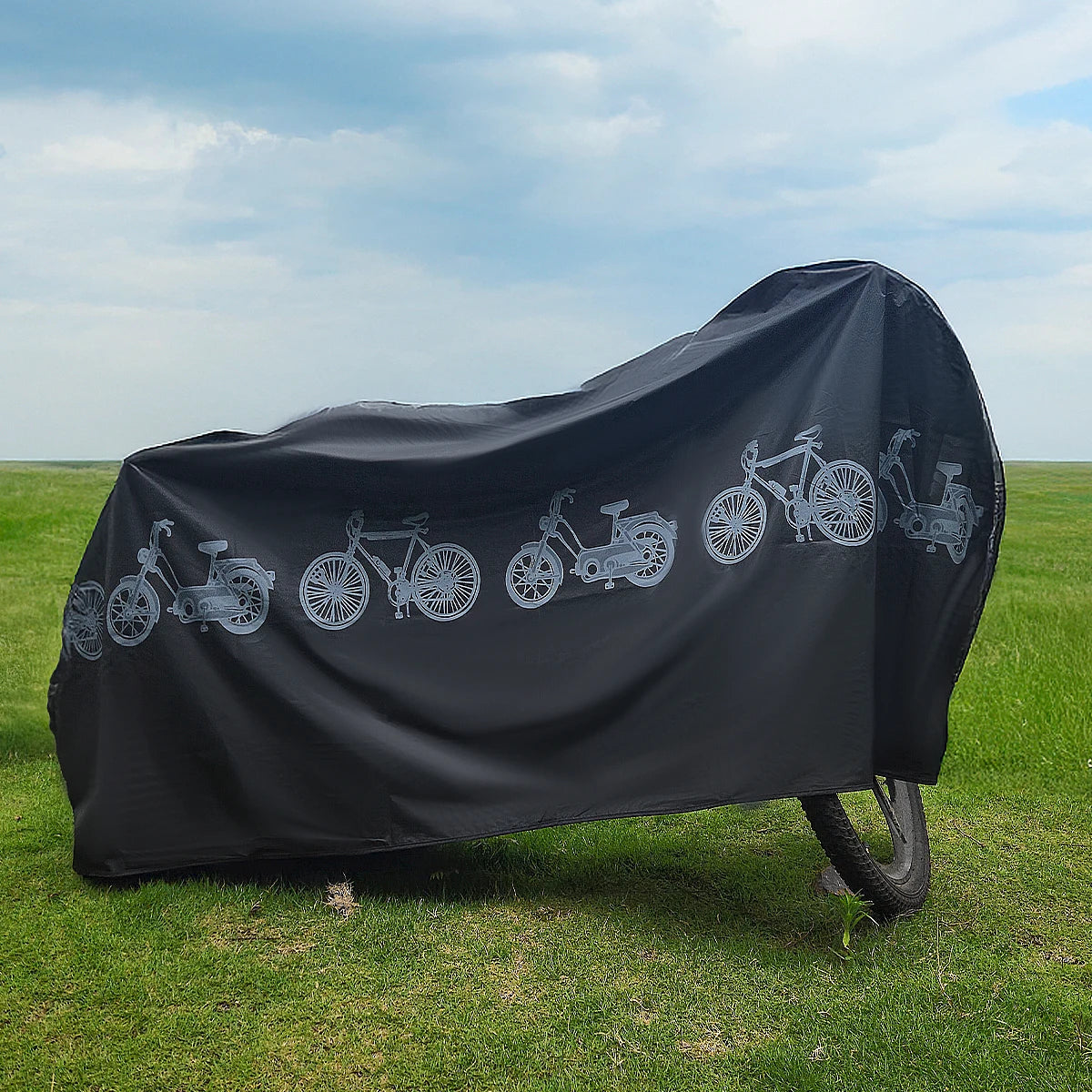Allwetter Fahrradabdeckung – UV- und Frostschutz – clever-campen Ansicht 2